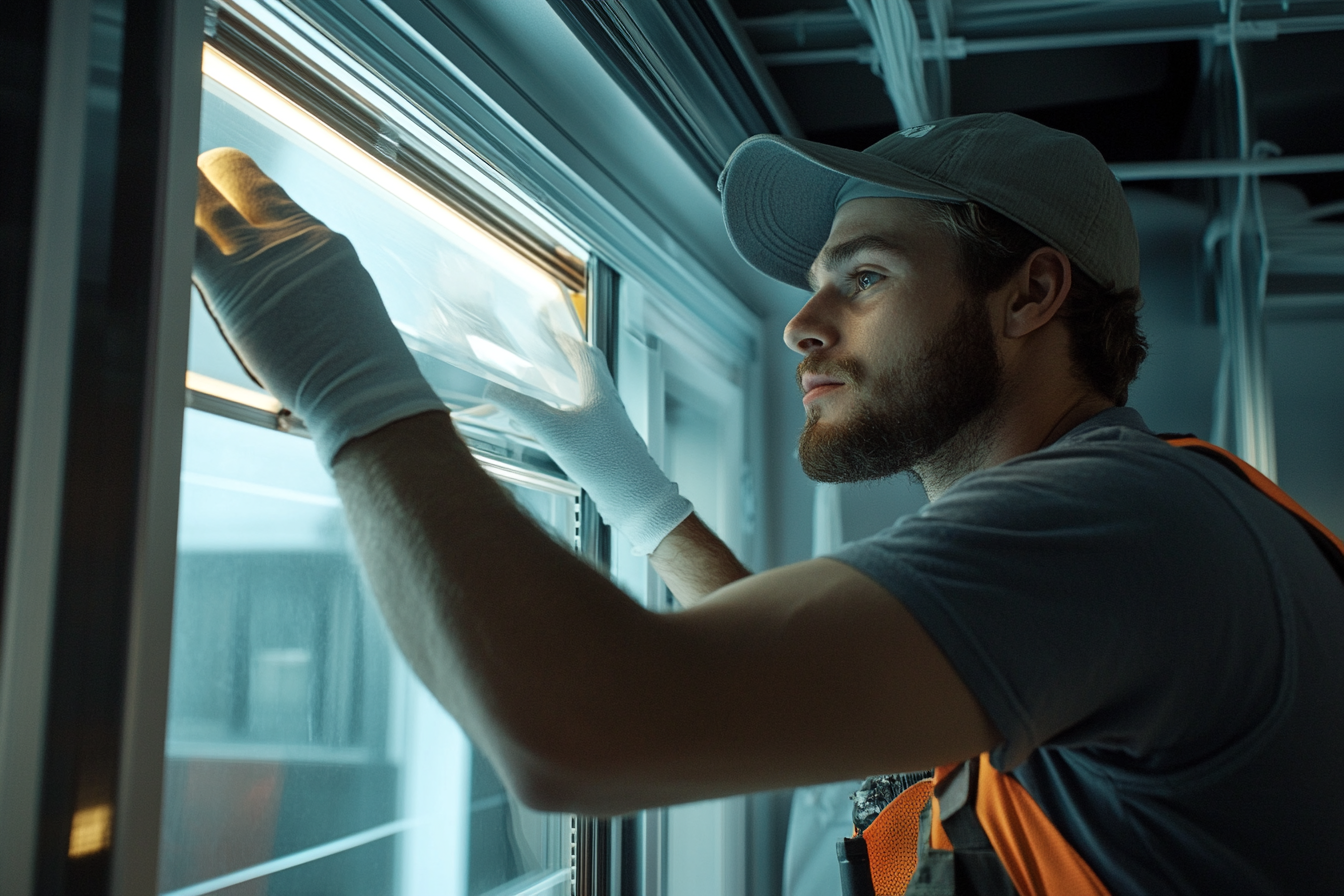 Soundproof Windows installation